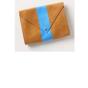 Clare V Tan Leather clutche